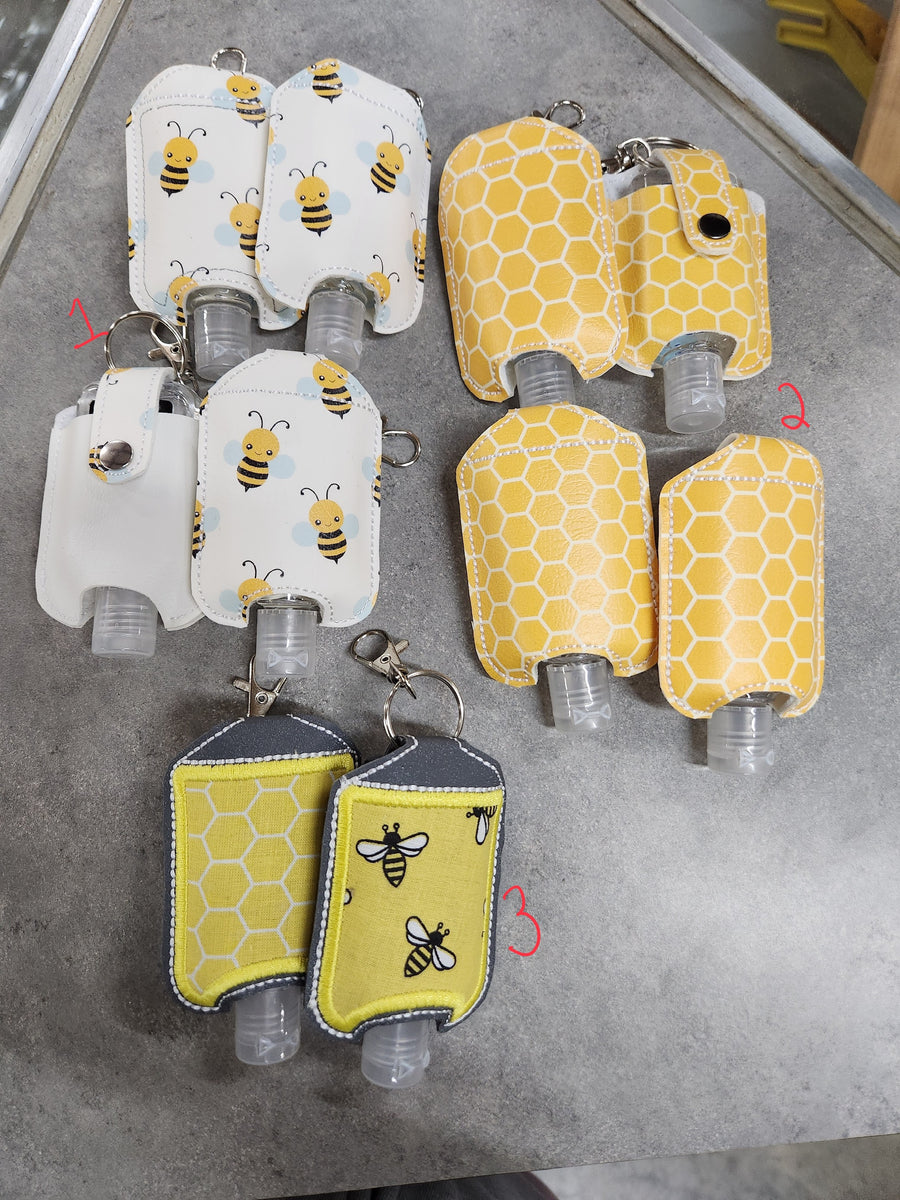 Handmade Hand Sanitizer Holders with Sanitizer Miller Bee Supply