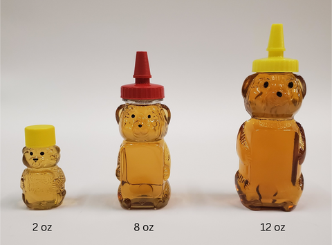 2oz Honey Bear Case of 160 - #B506