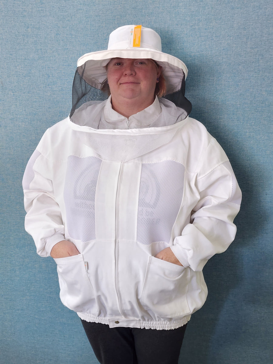 New Round Veil Jacket with Zipper M363 Miller Bee Supply
