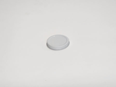 63 MM White Metal Lid - #B515